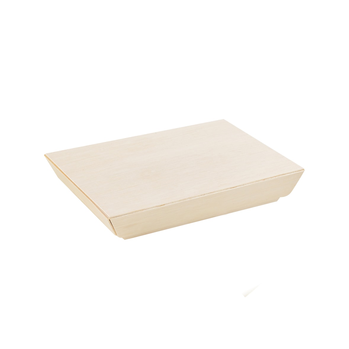 ECOLOMIQUE - 100 Pcs - Couvercle bois "Samourai" - 13 x 8 cm, idéal pour vos présentations HORECA - ECO210SAMLB130