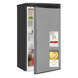 thumbnail of Exquisit Vollraumkühlschrank 75 Liter, Freistehend, Kühlschrank klein und kompakt, 45cm Breit, LED-Innenbeleuchtung, KS585-V-091E inoxlook