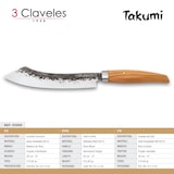 thumbnail of 3 Claveles Japones - Juego de 3 Cuchillos Profesionales con Acabado Forjado Martilleado