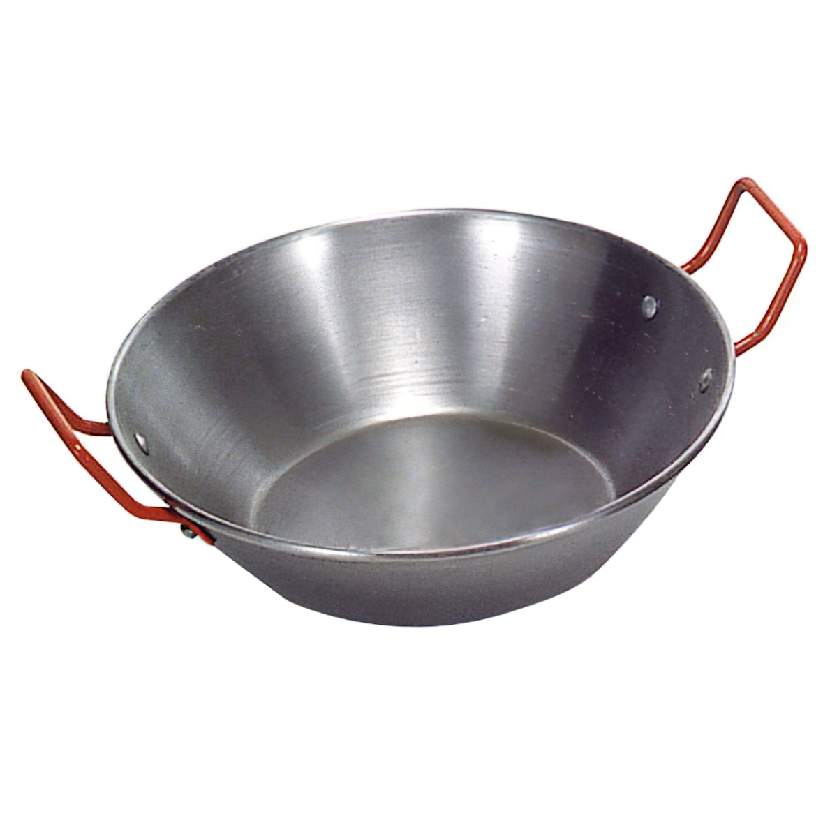 Frigideira Honda polida com pegas 38 cm.