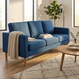 thumbnail of BS COM Divano 3 posti Scandinavo in Tessuto cm 177x73x82 177x73x82 cm Blu