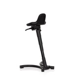 thumbnail of Taburete / silla de trabajo TOP WORK 34 PU negro espuma marco métalico hjh OFFICE