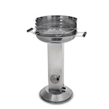 thumbnail of ACTIVA Edelstahl Holzkohle Säulengrill "Bavaria" mit 40 cm großen verchromten, verstellbaren Grillrost und Lüftungsregler in der Säule