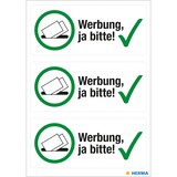 thumbnail of Hinweisetiketten -Bitte Werbung einwerfen- 3 St.