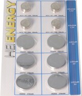 thumbnail of 10 Stück Alkaline und Lithium Knopfzellen Batterien, für viele Anwendungsgebiete, sortiert im Set