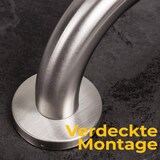 thumbnail of Haltegriff EDELSTAHL Bad Duschgriff Wandgriff Badewannengriff Griff Haltestange 550mm gebürstet
