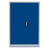 thumbnail of Stahl-Aktenschrank Metallschrank abschließbar Werzeugschrank 120 x 92,5 x 42,2cm Grau/Blau 530321