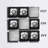 thumbnail of Cocina a gas 2 fuegos con plancha 40 laminada Maiser