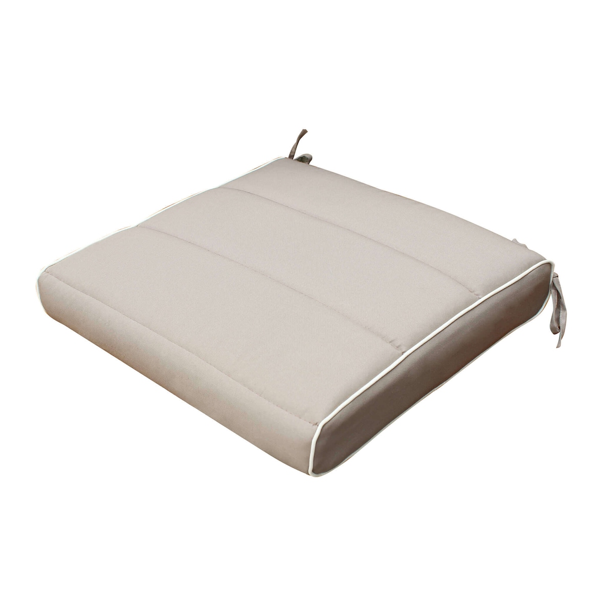 KING cuscino per seduta idrorepellente 40x40 colore Tortora