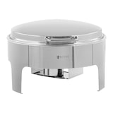 thumbnail of Helloshop26 - Professionele warmhoudschaal met platte bodem (roestvrij staal 5,8 liter afmetingen: φ 390 x 65 mm hittebestendige 14_0004241