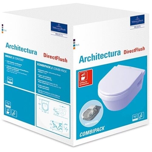 OMNIA architectura Wand-WC tief, inkl. WC-Sitz weiß