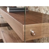 thumbnail of Angel Cerdá  Ripiano in legno color noce e vetro temperato 3091C