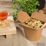 thumbnail of BIOZOYG 50 Stück Nudelbox-To-Go 650ml Take-Away-Schachtel Asiabox Foodbox aus Kraftkarton Nudelbox biologisch abbaubar umweltfreundlich Essensbox