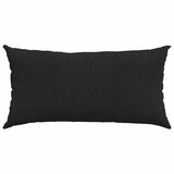 thumbnail of vidaXL Sofakissen 2 pcs Schwarz 80 x 40 cm Stoff
