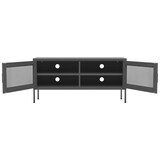 thumbnail of Mueble para TV de acero gris antracita 105x35x50 cm