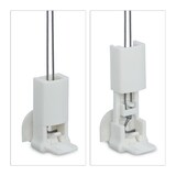 thumbnail of Relaxdays Plissee Rollo ohne Bohren, Klemmfix zum Kleben, Faltrollo lichtdurchlässig, Faltstore grau, BxH: 90 x 130 cm