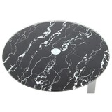 thumbnail of Kayoom Beistelltisch Quentin 525 Silber / Schwarz, 40cm (L/T) x 40cm (B) x 53cm (H)