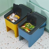 thumbnail of Kitchen Move 3 Mülleimer zur Mülltrennung BERGEN grün blau gelb 3x20L Plastik Bunt
