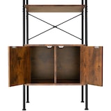 thumbnail of tectake Estantería Brentwood 57,5x34x173cm - Madera industrial oscura, rústica - 404706