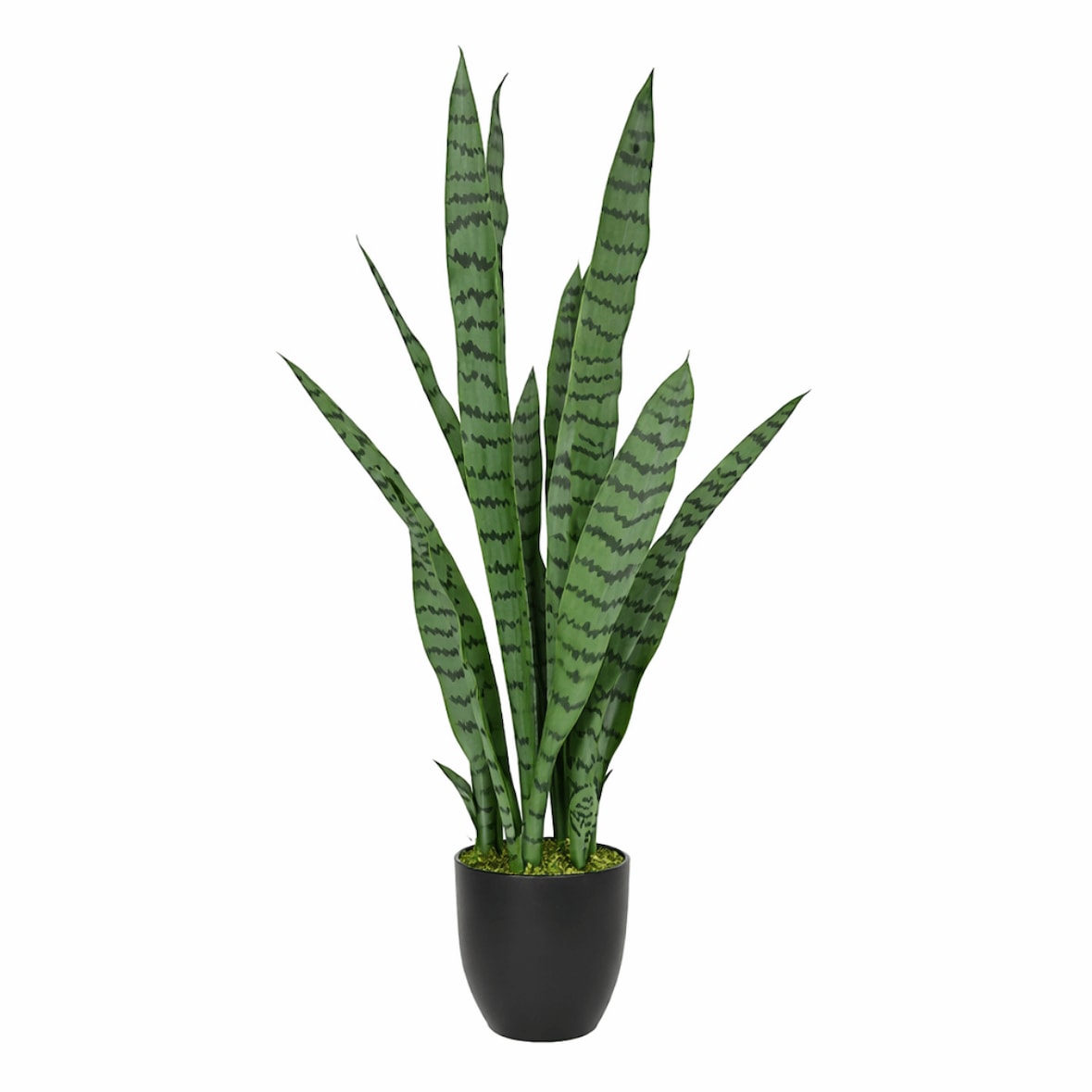 Planta Artificial Sansevieria (Lengua de Suegra) 90 cm de Altura – Planta de Interior Artificial Realista – Verde