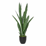 thumbnail of Planta Artificial Sansevieria (Lengua de Suegra) 90 cm de Altura – Planta de Interior Artificial Realista – Verde