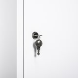 thumbnail of kleankin armario botiquín de pared botiquín de emergencia de metal con 3 estantes de almacenaje y cerradura con 2 llaves para baño cocina 40x18x60 cm