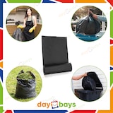 thumbnail of DayBays HDPE Müllsäcke 150L Extra Stark 80x120 cm – 3000 Stück, Schwarz, Ideal für Haushalt, Gastronomie & Events