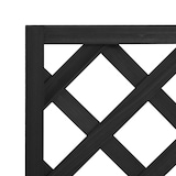 thumbnail of vidaXL Pflanzkübel mit Spalier Schwarz Massivholz Tanne