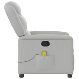 thumbnail of vidaXL Massagesessel Wolkengrau Stoff