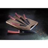 thumbnail of Berlinger Haus Set di 5 Coltelli da Cucina Professionali Acciaio Inox Coltello Cuoco Tagliere, Rosa, BH-2554