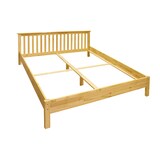 thumbnail of Möbilia Bett | 180 x 200 cm | Kiefer-Holz naturfarben | B 193 x T 209 x H 80 cm | 19020051 | Serie BETT