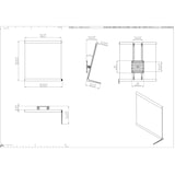 thumbnail of pba 01 Kippspiegel 665mm mit Bedienhebel 615x665mmx14 Grad, Nylonrahmen