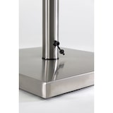 thumbnail of Securit® VisionStable - Ensemble Inox Pied & Socle Universel pour Présentoir Menu VisionClair, GlassStar, 125cm