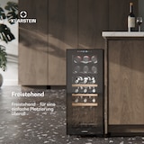 thumbnail of Klarstein Bovella 18 Duo+ Zweizonen-Weinkühlschrank 50l 18 Fl. Glastür Schwarz