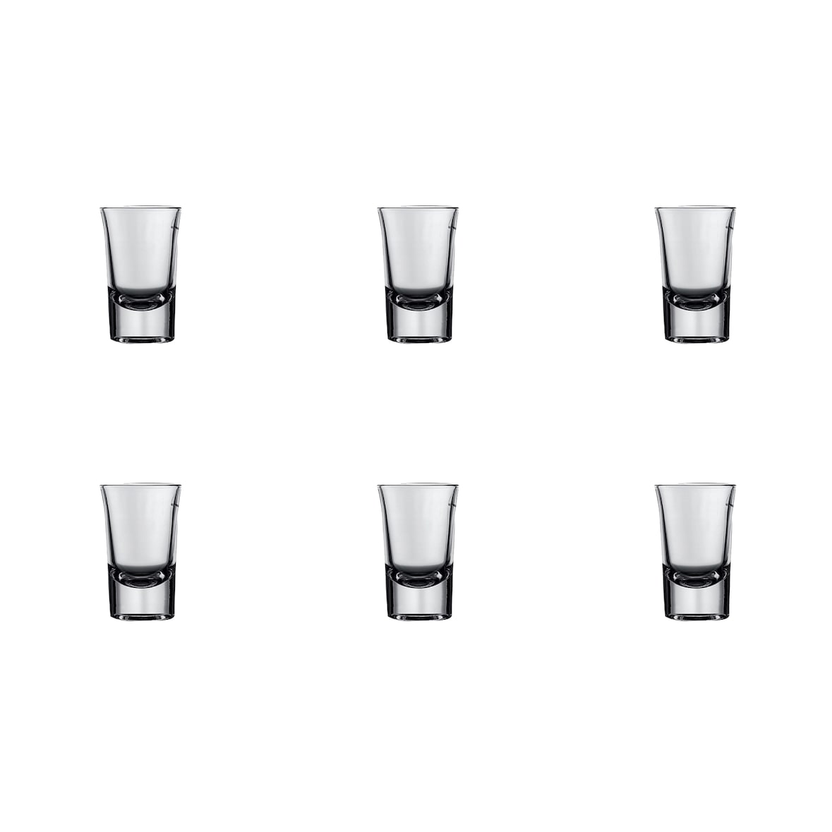 Mammoet Borrelglas Budgetline Bostonshot 3.5 cl 6 stuks