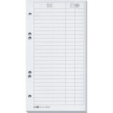 thumbnail of Ersatzeinlagen für Telefonringbuch VE=25 Blatt weiß