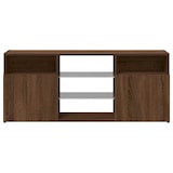 thumbnail of vidaXL TV-Schrank mit LED-Leuchten Braun Eichen-Optik 120x30x50 cm