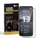 thumbnail of 2x 9D Keramik-Glass für Xiaomi 13 FULL COVER 3D KLAR Panzerfolie Displayschutz Schutzfolie Ceramic Screen-Protector