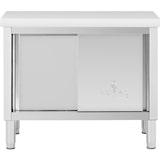 thumbnail of Royal Catering Tavolo armadiato inox - PREMIUM - 100 x 50 cm - 330 kg -