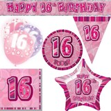thumbnail of Partyset 16. Geburtstag Mädchen Party Deko pink rosa Dekoration Geburtstagsdeko