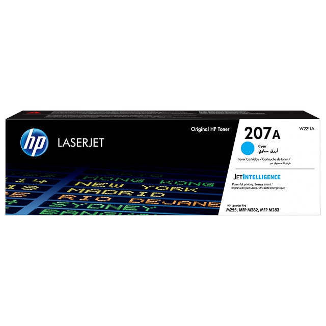 HP toner 207A, 1.350 pagina's, OEM W2211A, cyaan