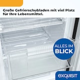 thumbnail of Exquisit Gefrierschrank GS581-051C inoxlook-az | Nutzinhalt: 85 L | Standgerät