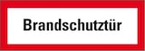 thumbnail of Aufkleber I Feuerwehrzeichen Brandschutztür, Folie, selbstklebend, 210x74mm, DIN 4066