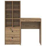 thumbnail of vidaXL Schreibtisch mit Schubladen 2 pcs Artisan-Eiche