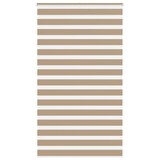 thumbnail of vidaXL Doppelrollo Sandbraun 125x230 cm Stoffbreite 120,9 cm Polyester