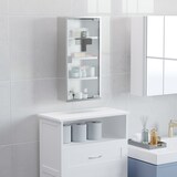 thumbnail of HOMCOM Armadietto Cassetta per Medicinali 4 Ripiani in Acciaio Inox