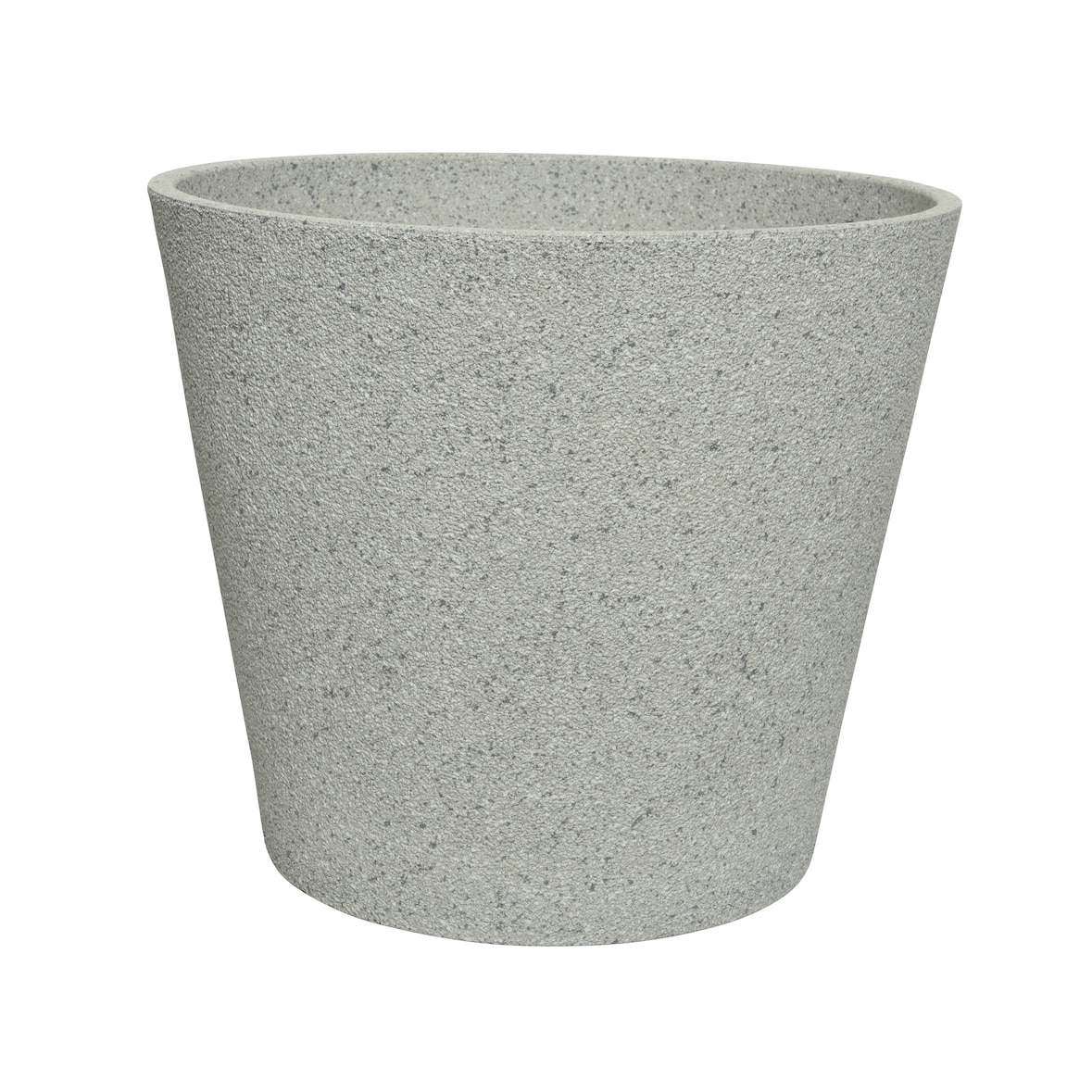 Blumentopf 26x30cm Keramik Outdoor Naturstein Optik Pflanzenkübel Blumenkübel Pflanzen Blumen Übertopf Pflanzentopf Pflanzgefäß draußen Garten Beige