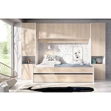 thumbnail of Dmora Letto per bambini Venturosa, Cameretta completa con armadio a ponte e cassettone, 303x97h203 cm, Rovere e Bianco