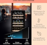 thumbnail of Klarstein Barossa 40 Duo Weinkühlschrank 2 Zonen 41 Flaschen Glastür Touch LED Schwarz