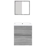 thumbnail of Helloshop26 - Mueble de baño con lavabo y espejo gris Sonoma 02_0006645